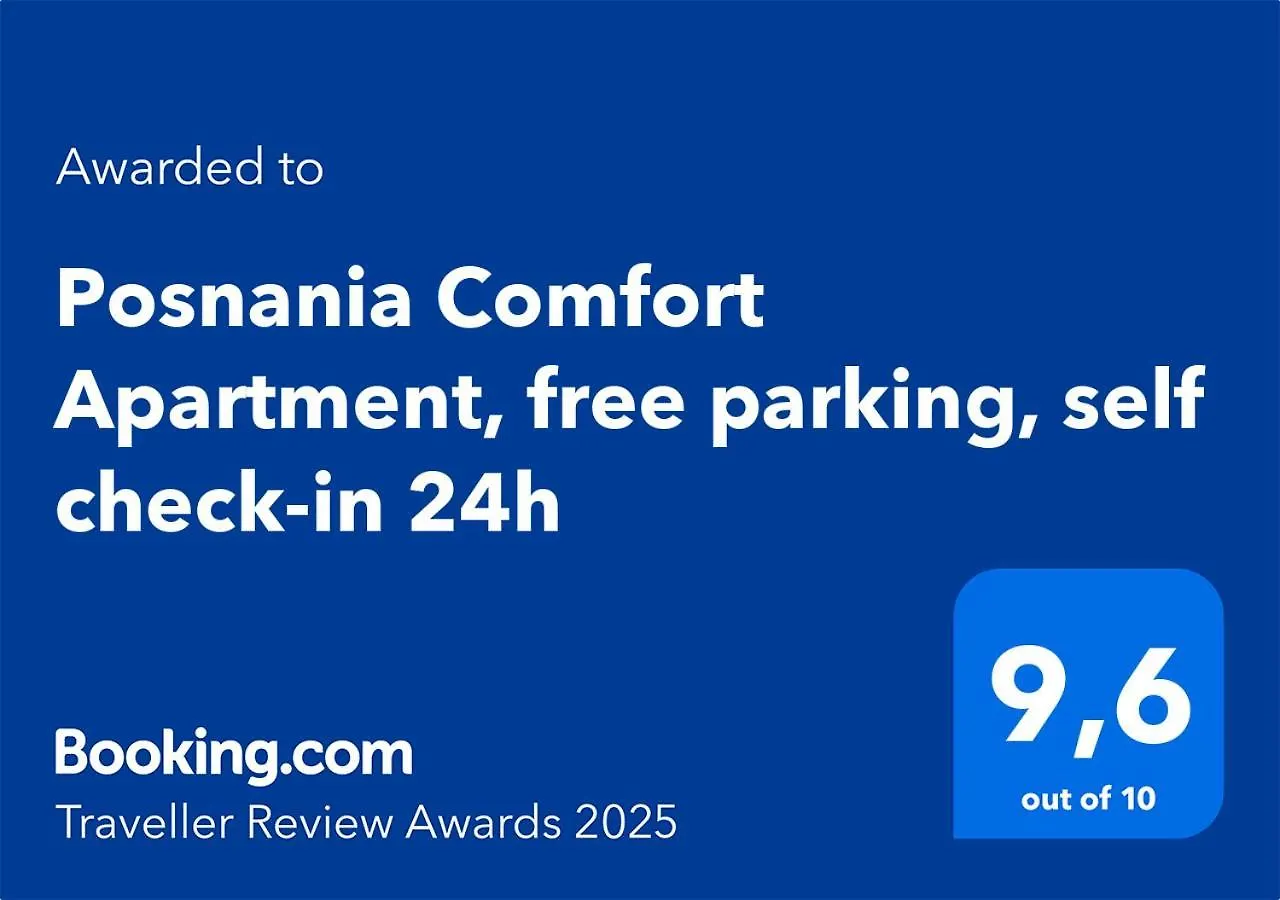 Posnania Comfort Apartment, Free Parking, Self Check-In 24H Poznań Polska